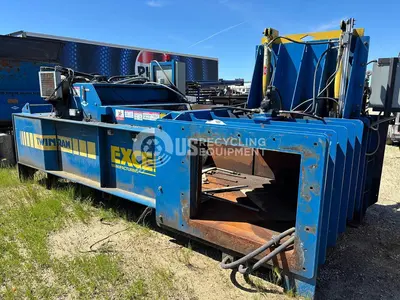Used EXCEL 2R63D HORIZONTAL WITH CONVEYOR Balers Alberta CA | US Recycling Equipment #1314614