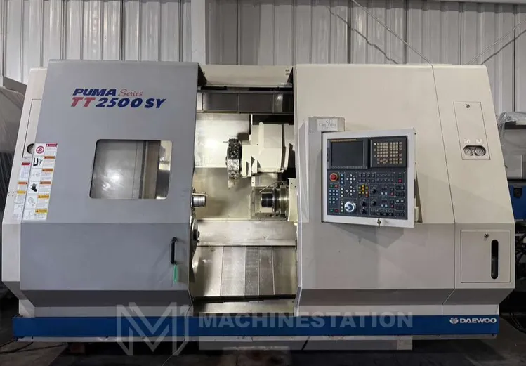 Used 2004 DAEWOO PUMA TT2500SY CNC Lathes California US | MachineStation #356211