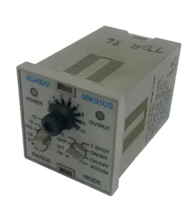 USED AGASTAT 48K91US TIME DELAY RELAY