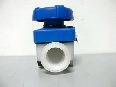 USED DN 40 D 50 PN 10 1.5" PVC DIAPHRAGM VALVE