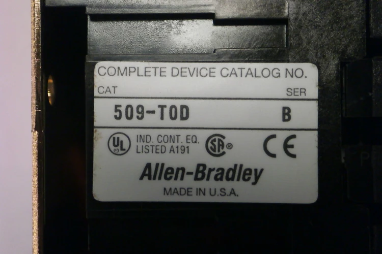 Used ALLEN ALLEN BRADLEY 509-TOD 509-TOD Starters Arizona US | ASSET CONVERSION SPECIALISTS, INC. #324515