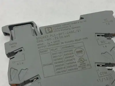 Used PHOENIX CONTACT PLUG-IN RELAY BASE W/ RELAY Relays & Switches | Maverick Industrial Sales #1108293