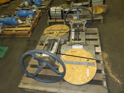 Fabri-Valve 12"-150 Knife Gate Valve , Hand Wheel Operated , 316ss, Unused