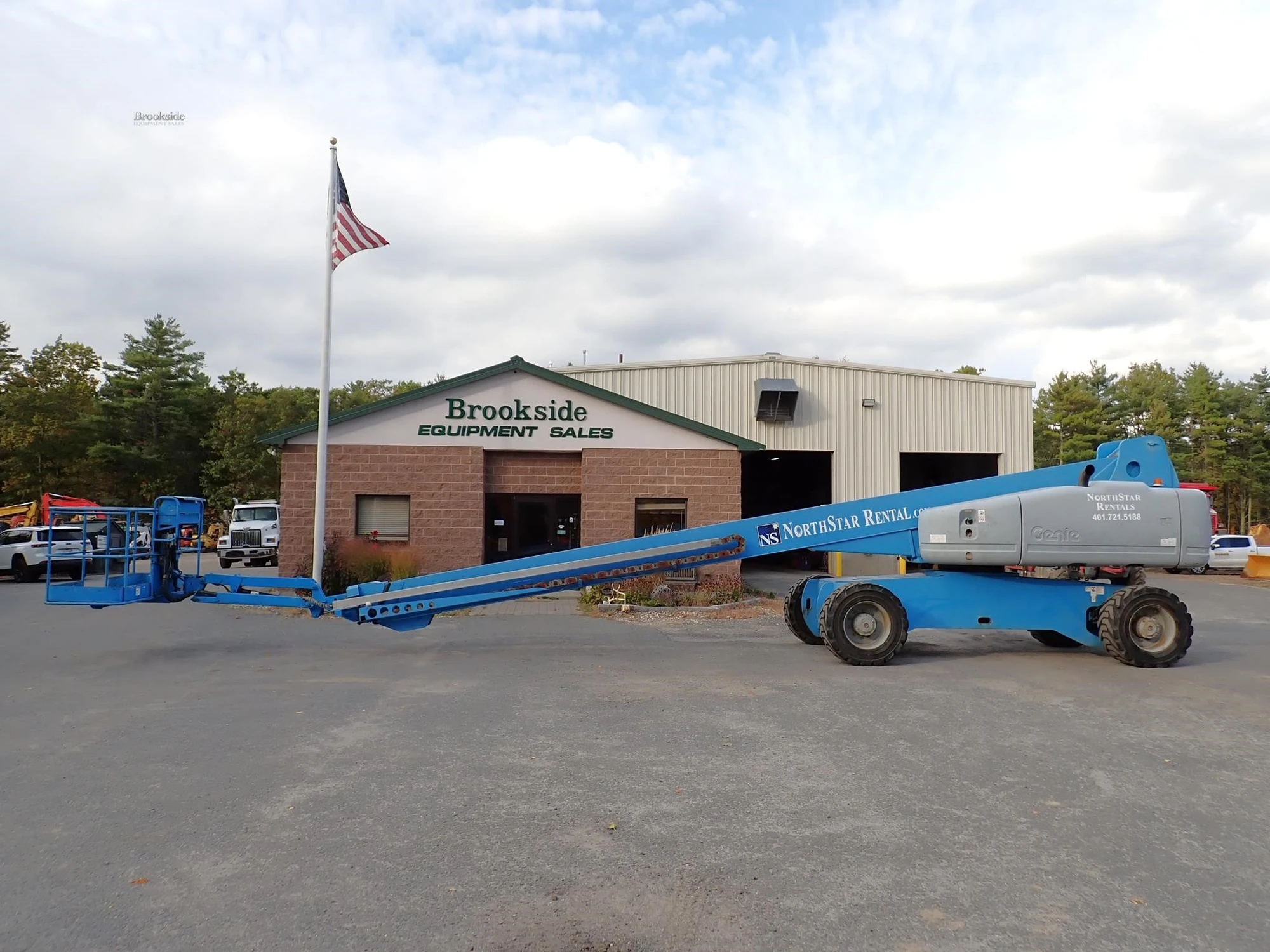 Used 2004 GENIE S105 Telescopic Boom Lifts Massachusetts US | Brookside Equipment Sales #1422142