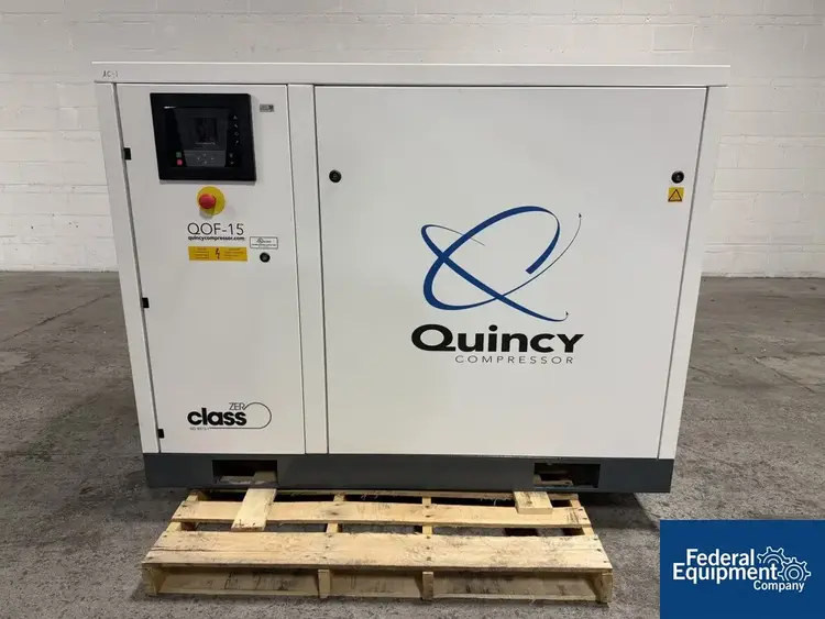 Used Quincy 15 hp Qunicy Air Compressor, model Q0F15 Air Compressors (Misc) Ohio US | Federal Equipment Company #1348170