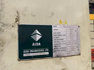 USED 2015 AIDA NC2-3000(2)E