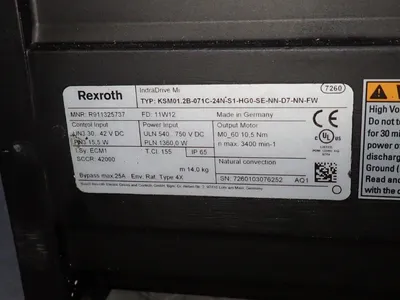 USED REXROTH KSM01.2B071C24NS1HG0SENND7NNFW