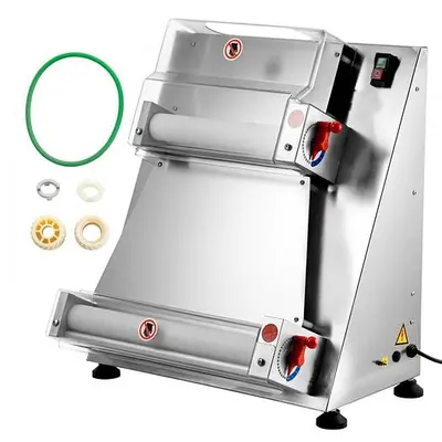 Pizza Dough Roller Sheeter, Max 16" Automatic Commercial Dough Roller Sheeter