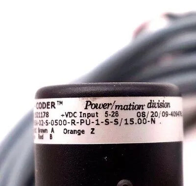 NEW ACCU CODER 755A-02-S-0500-R-PU-1-S-S/15.00-N