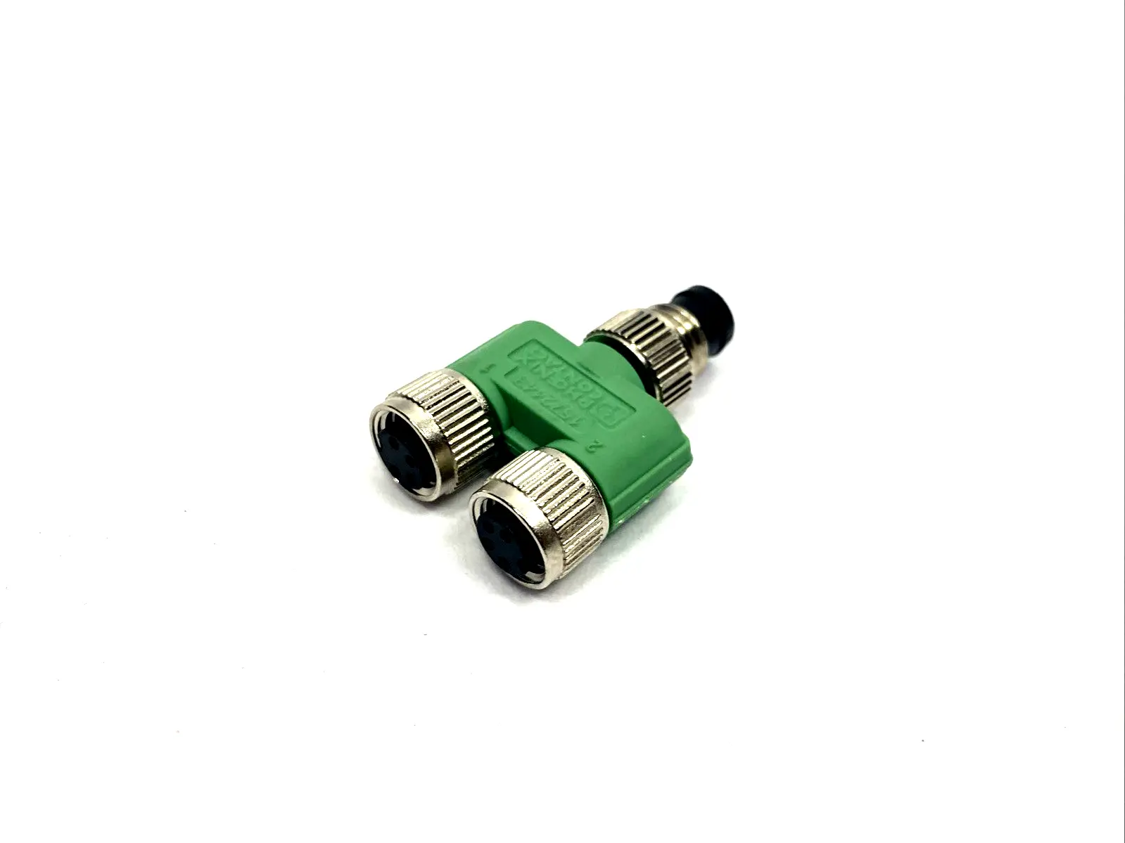 SAC-4P-M 8Y/2XM 8FS VP,SAC-4P-M 8Y/2XM 8FS,1572443 | Phoenix Contact SAC-4P-M 8Y/2XM 8FS VP Y-Distributor Connector M8 4-Pin 1572443 - New Other