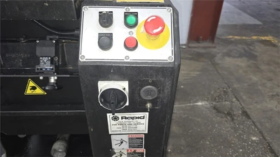 8" x 14" Rapid Model F-14 Granulator w/ In-Line Roll Feed System, 7.5 HP