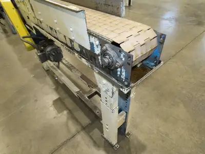 New London Engineering 7.5"x 5' 6" Plastic Tabletop Belt Conveyor 30 FPM 460V
