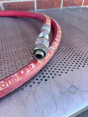 USED BIOFLEX RC 185" AFLEX HOSE W/ 1" SANITARY FITTING TO NPT