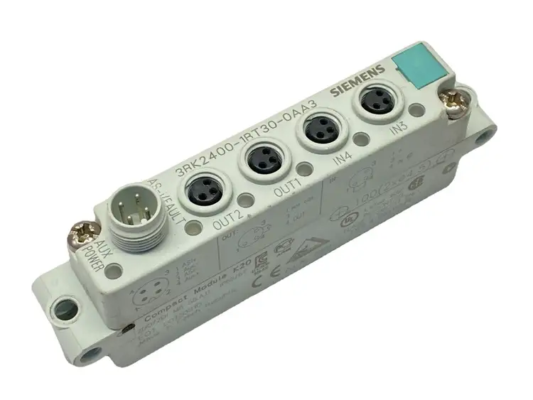 Used SIEMENS AS-I COMPACT MODULE K20 DIGITAL A/B SLAVE, 2 DI/2 DQ Industrial Controls | Maverick Industrial Sales #1100173