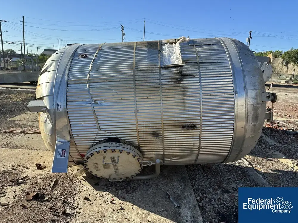 USED Plant Maintenance Service Corp. 1,400 Gal Plant Maintenance Service Receiver Tank, C/S, 75#
