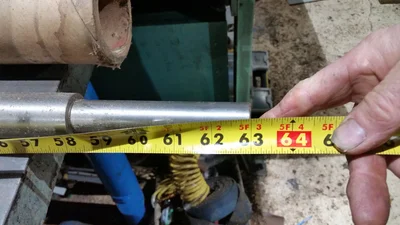 Tidland 3" Air Operated Button Shaft