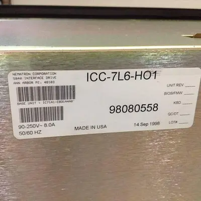 USED NEMATRON CORP ICC-7L6-HO1
