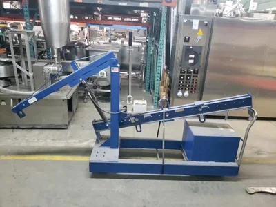 COUNTER BALANCED FLOOR CRANE 2000 LB By Vestil # 3671