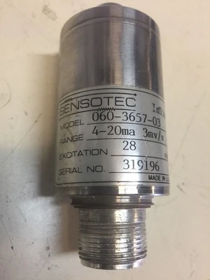 Sensotec Model 060-3657-03 4-20ma 3mv/v 28vdc Warranty! Fast Shipping!
