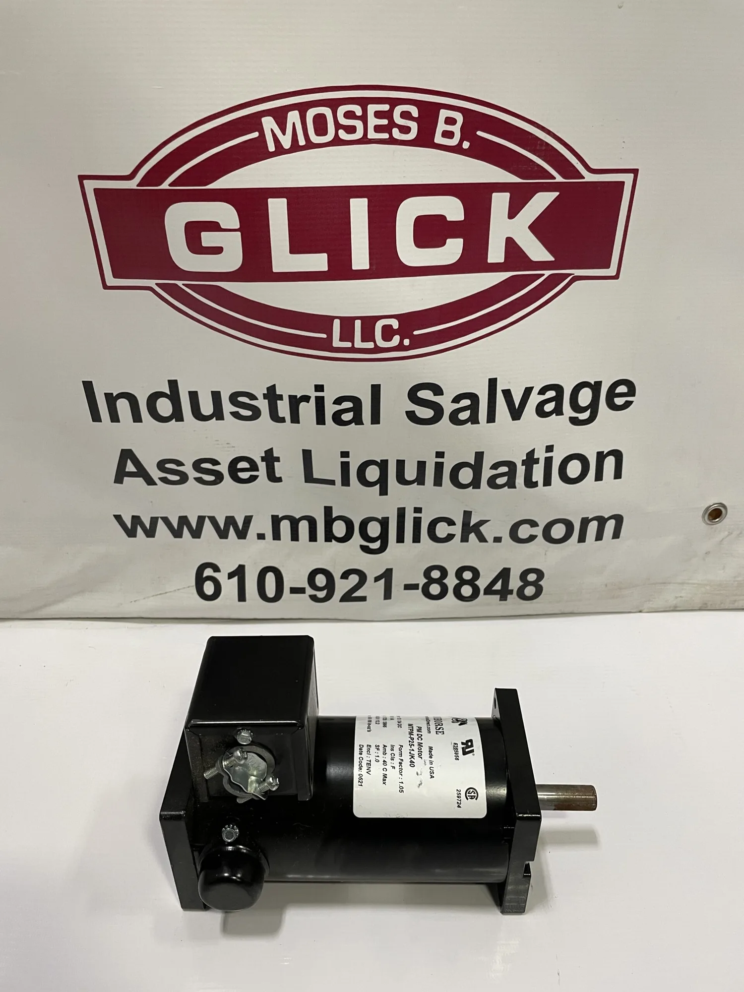 Ironhorse MTPM-P25-1JK40 PM DC Motor 1/6 1/4HP 1732/3996RPM 12/24VDC
