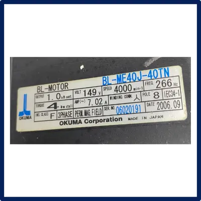 USED MITSUBISHI BL-ME40J-40TN WITH ER-JG-7200D