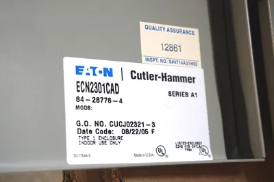 NEW EATON / CUTLER HAMMER ECN2301CAD COMBINATION MOTOR CONTROLLER STARTER