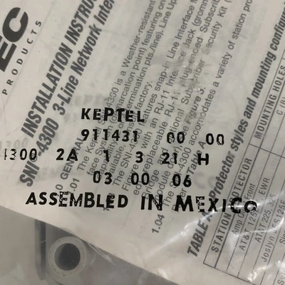 NEW Keptel AFL SNI4300