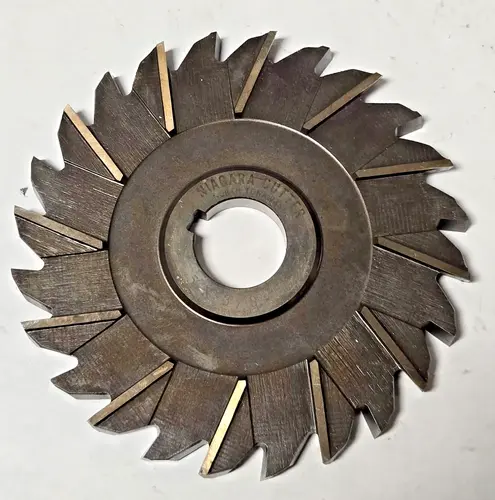 Niagara Milling Cutter 5" x 3/8 HIGH SPEED STEEL HSS resharpened