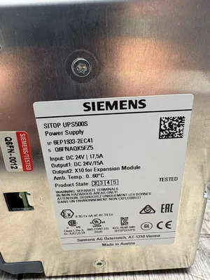 Used Siemens 6EP1933-2EC41 Misc Electrical & Power Parts South Carolina US | ESS Industrial Equipment Sales #1318100