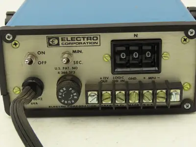Electro Corp. TAD100A Events Per Unit Time Tachometer Digital Display Thumbwheel