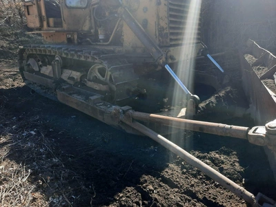 CTZ (CHELYABINSK) Chain Bulldozer, in good working condition, VIDEO