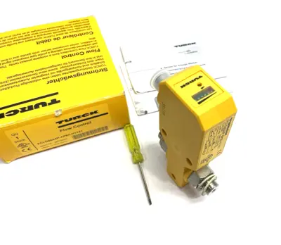 USED TURCK INLINE FLOW MONITOR SENSOR PNP OUTPUT 6870640