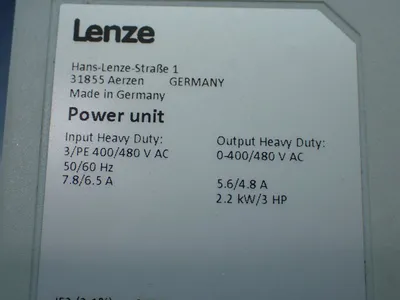 USED LENZE I5DAE222F10V10000S