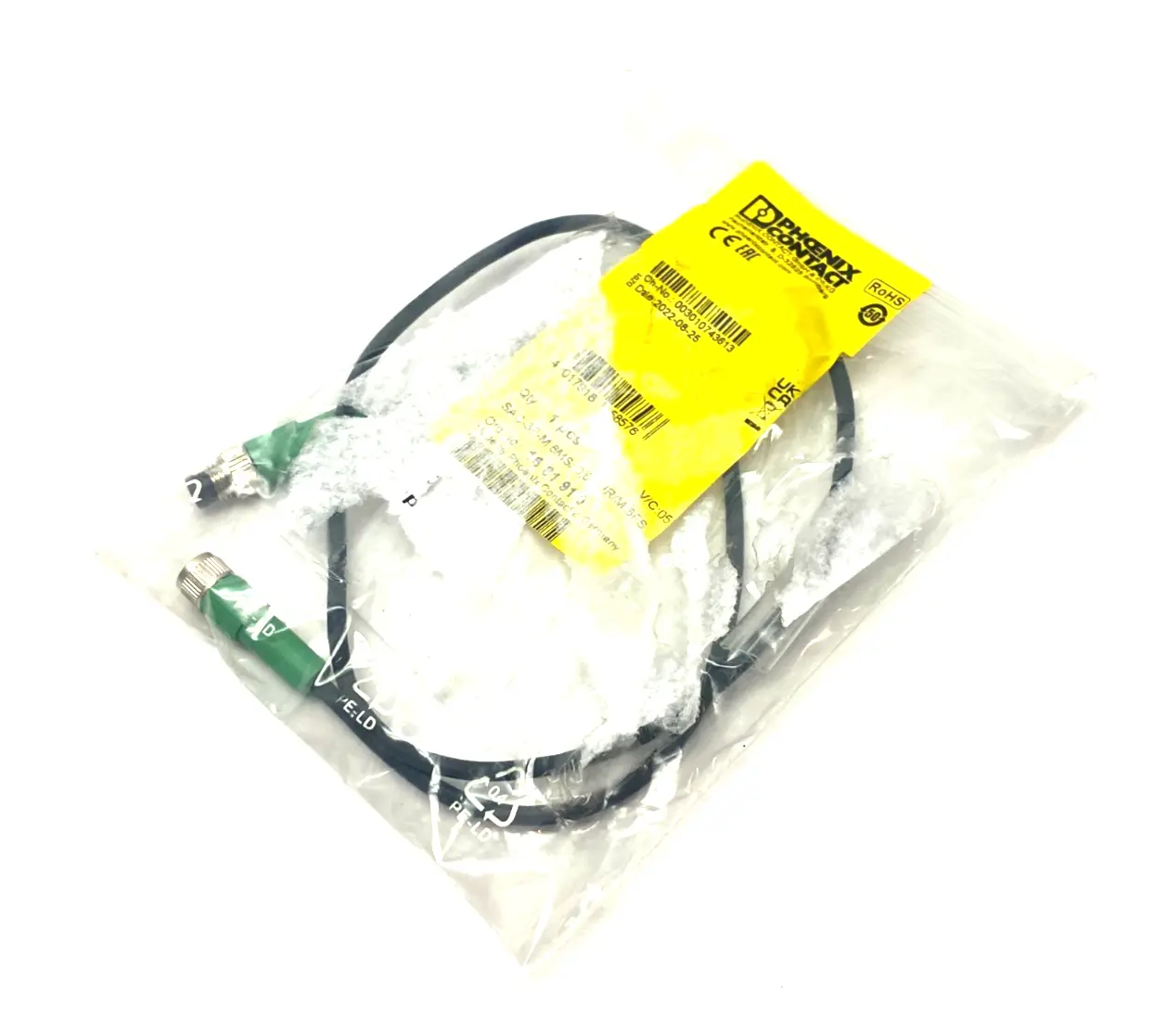 NEW PHOENIX CONTACT DOUBLE ENDED CORDSET 3-POS.