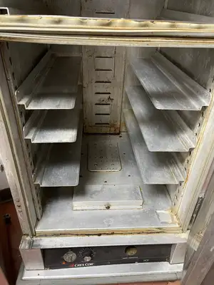 Used Cres-Cor Used Cres Cor Full Height Insulated 32 Pan Heated Holding Cabinet food Warmer 120V Hot Food Warming, Holding, & Transport Cabinets Illinois US | Falcon Restaurant Supply #1376369