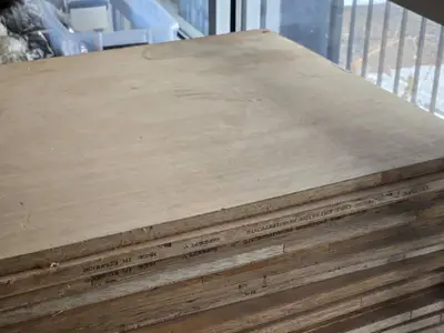Lot of (12) Sandeply Plywood Sheets 5/8" x 32" x 24"