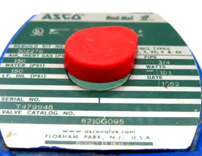 NEW ASCO 8210G095 SOLENOID VALVE