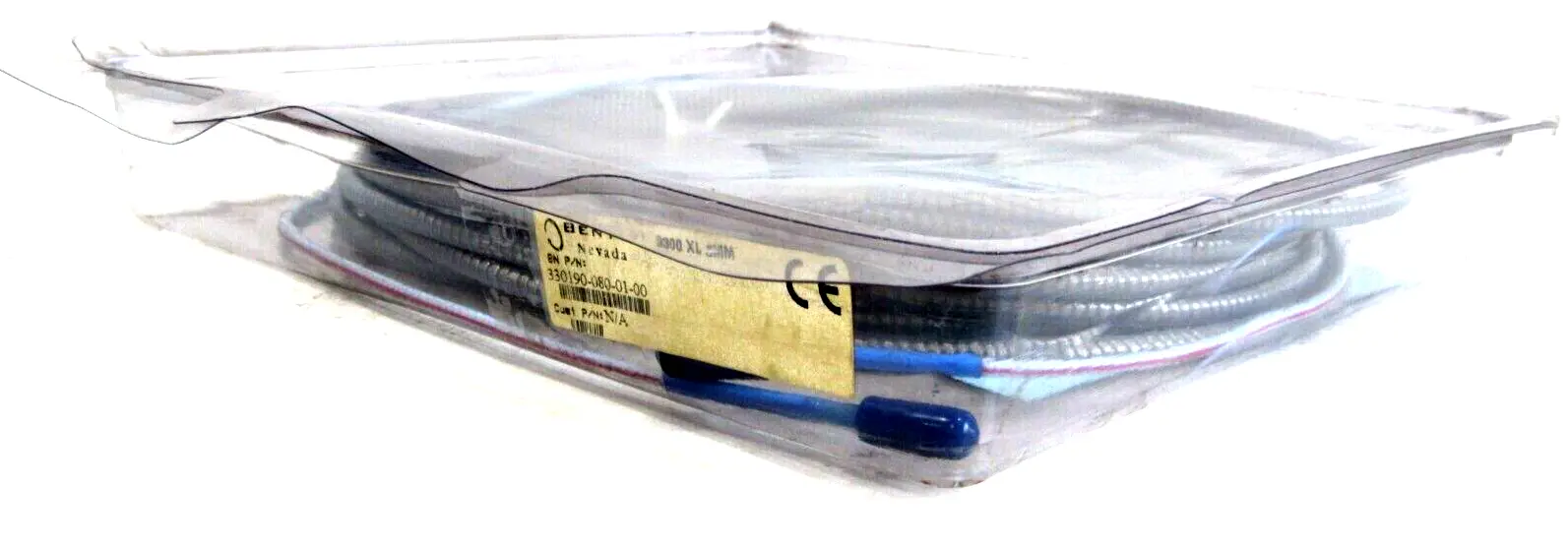 NEW BENTLY NEVADA 330190-080-01-00 EXTENSION CABLE 3300 XL 8MM 3301900800100
