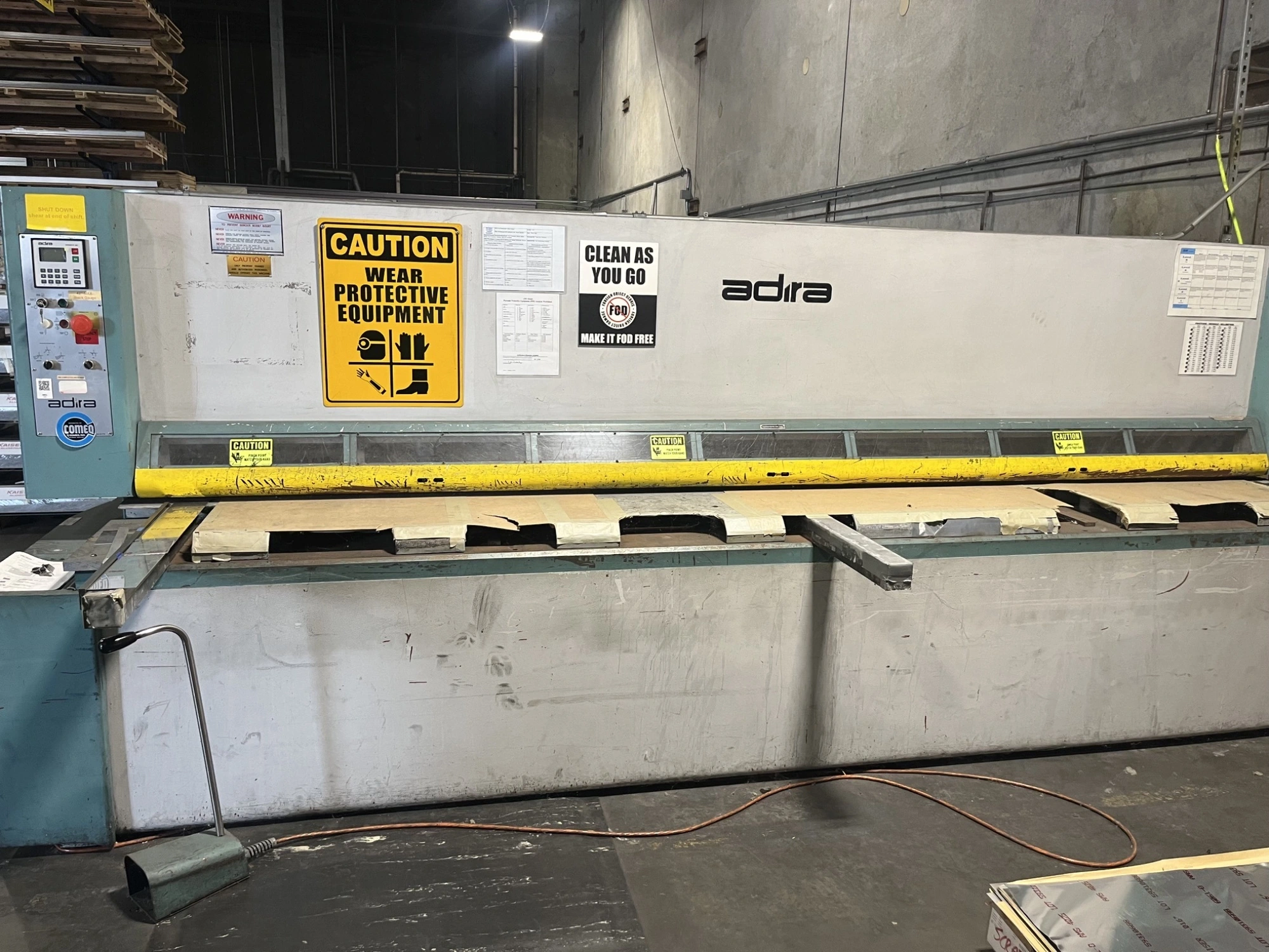 Used 2004 ADIRA 1325 Power Squaring Shears (Inch) California US | Norcal Machinery #1352335