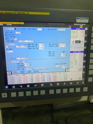 2015 MILACRON FANUC ALPHA 165AG-300G ROBOSHOT Injection Molding Horizontal/Vertical | Machinery Network (6)
