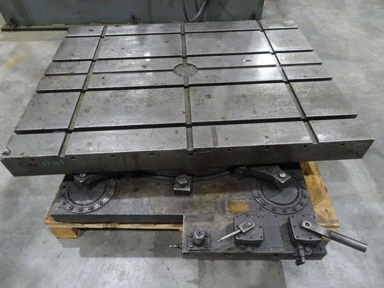 Used GIDDINGS & LEWIS WORKING SURFACE OF TABLE:  36” X 48” Rotary Tables Michigan US | Equipment Trading Co., Inc. #496773