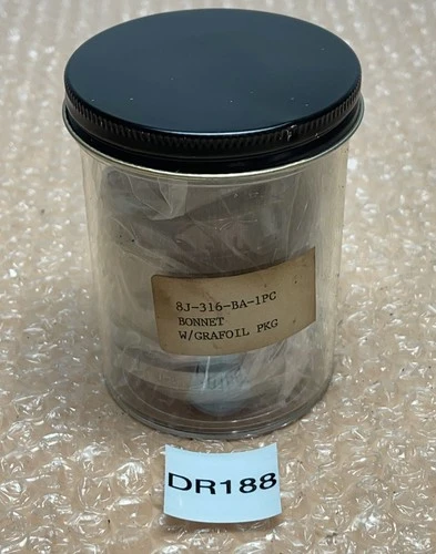 🆕️ Bonnet Connector with Grafoil Packing 8J-316-BA-1PC ||⚡️🇺🇸 SHIP!!