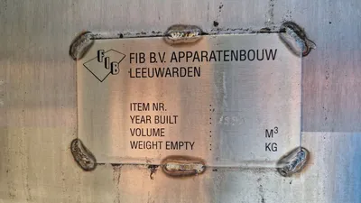 FIB APPARATENBOUW B.V. 6,000 Litre Stainless Steel Tanks | Perry Equipment (11)