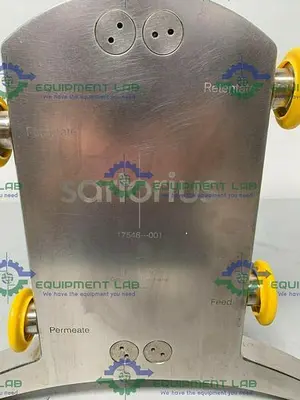 USED SARTORIUS SARTOCON® 3 TANGENTIAL CROSSFLOW FILTRATION HOLDER FOR 10 TO 10,000 LITER BATHES