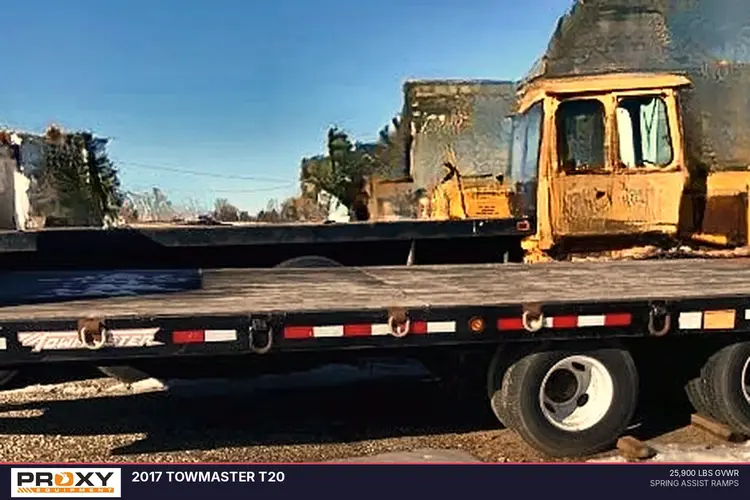 Used 2017 TOWMASTER T20 Flatbed Trailers Wisconsin US | Proxy Equipment #1377821