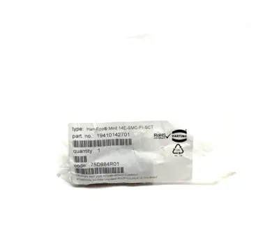 New | in-Stock HARTING Right Angle Cable Insert Han-Eco Mod.14E-SMC-FI-SCT Connector Accessories Michigan US | Maverick Industrial Sales #1467908