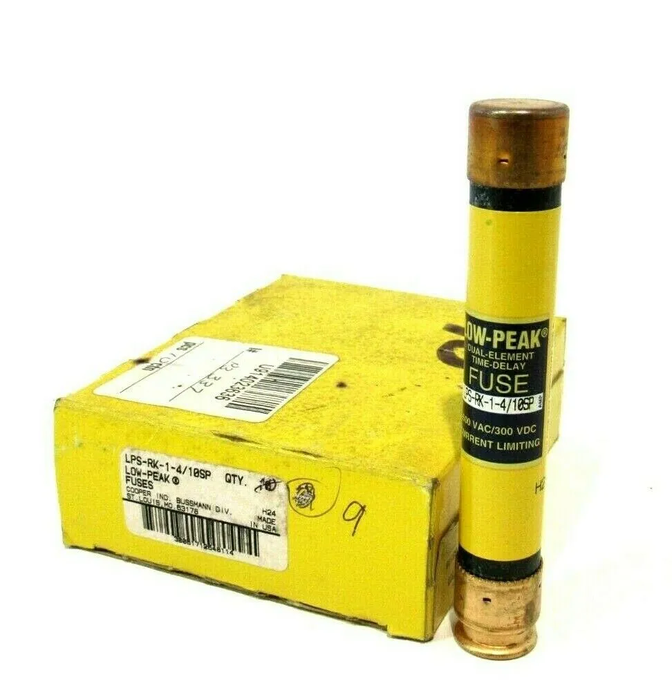 LOT OF 9 NEW BUSSMANN LPS-RK-1-4/10SP FUSES LPSRK1410SP