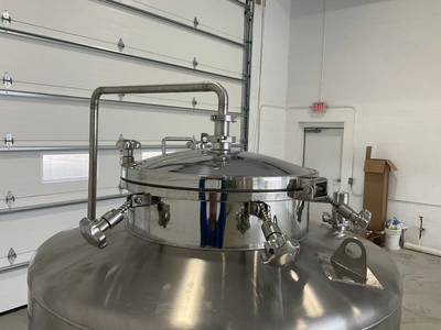 Used PSYCHO BREW JACKETED CONICAL FERMENTER/UNITANK 10BBL Dish & Cone Bottom Tanks Michigan US | Miedema Asset Management Group #1580147
