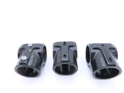 Hollaender 7E-8 1-1/2 Speed-Rail Fittings 1-1/2" Corner L Cross & T's Lot of 7