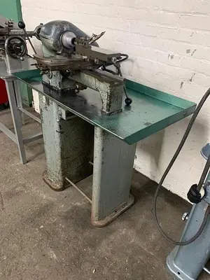 5989-440 Benzinger Turning Horizontal Ring Lathe Lever Operated Cross Slide – (As-Is)